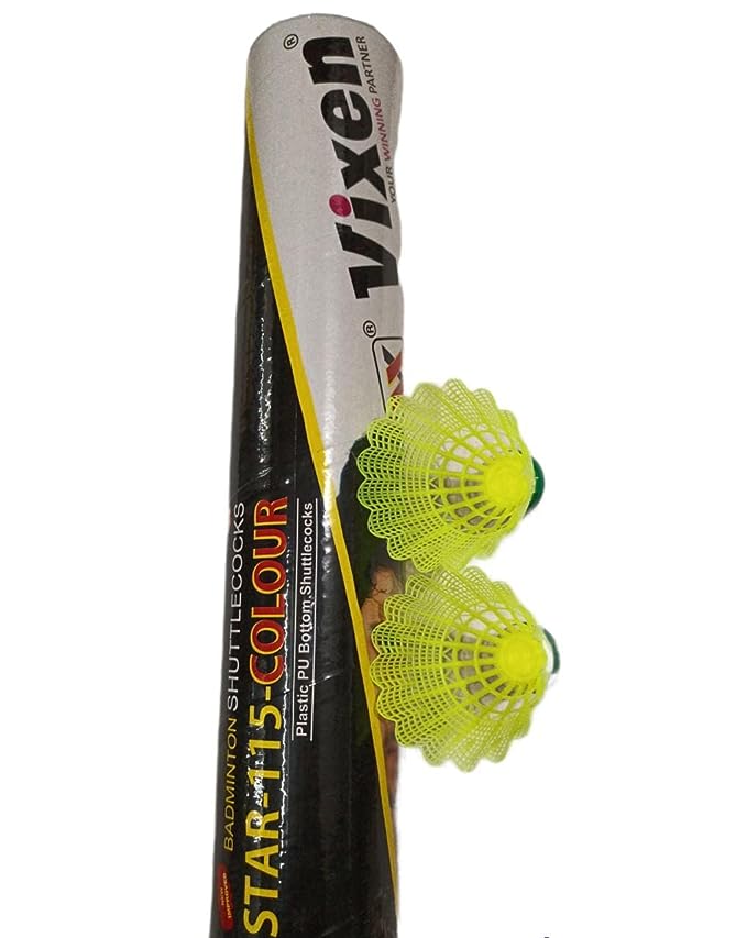 Vixen Star 115 Plastic Shuttlecock Pack of 10
