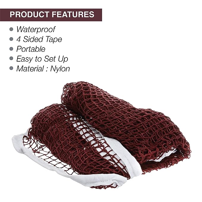 Cosco Badminton Net Nylon White view 2