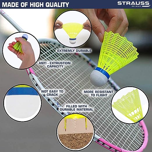 Strauss Maxis Pro 5050 Nylon Shuttlecock view 4