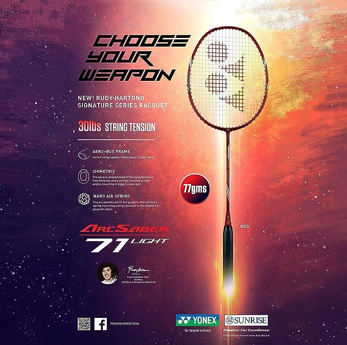 Yonex ARCSABER 71 Badminton Racquet view 2