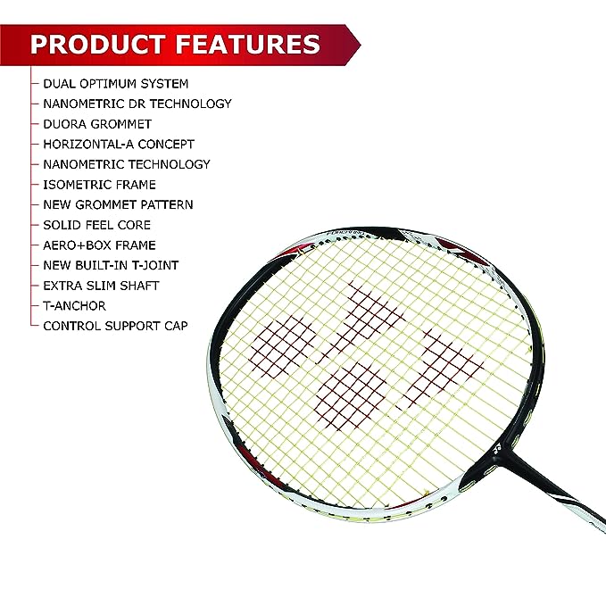 Yonex Duora Z Strike Racquet Black view 4
