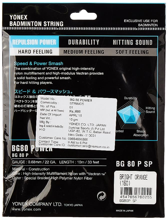 Yonex BG 80 Power Microfiber String view 2