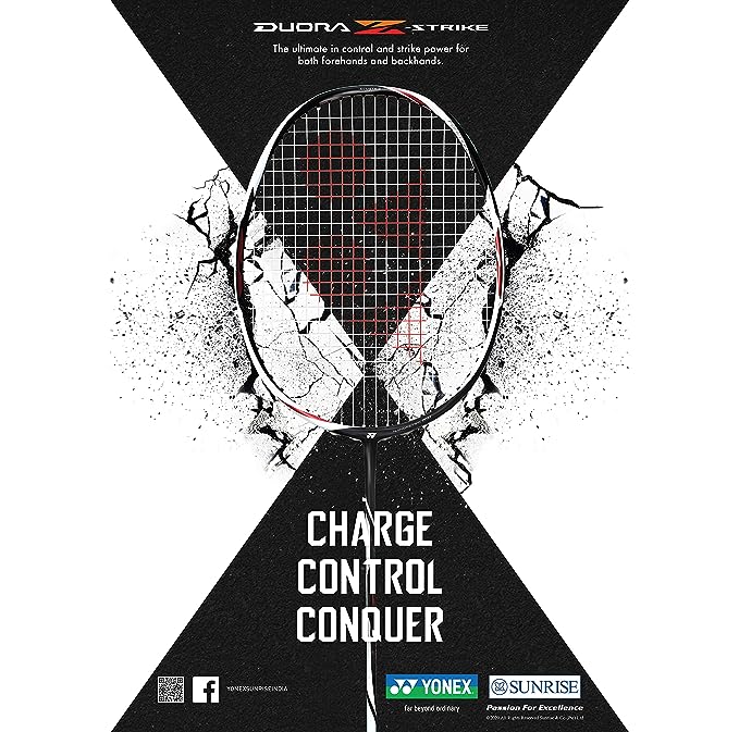 Yonex Duora Z Strike Racquet Black view 2