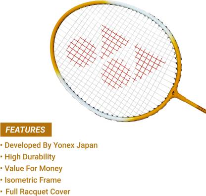 Yonex GR 303 F Aluminium Yellow Racquet view 2