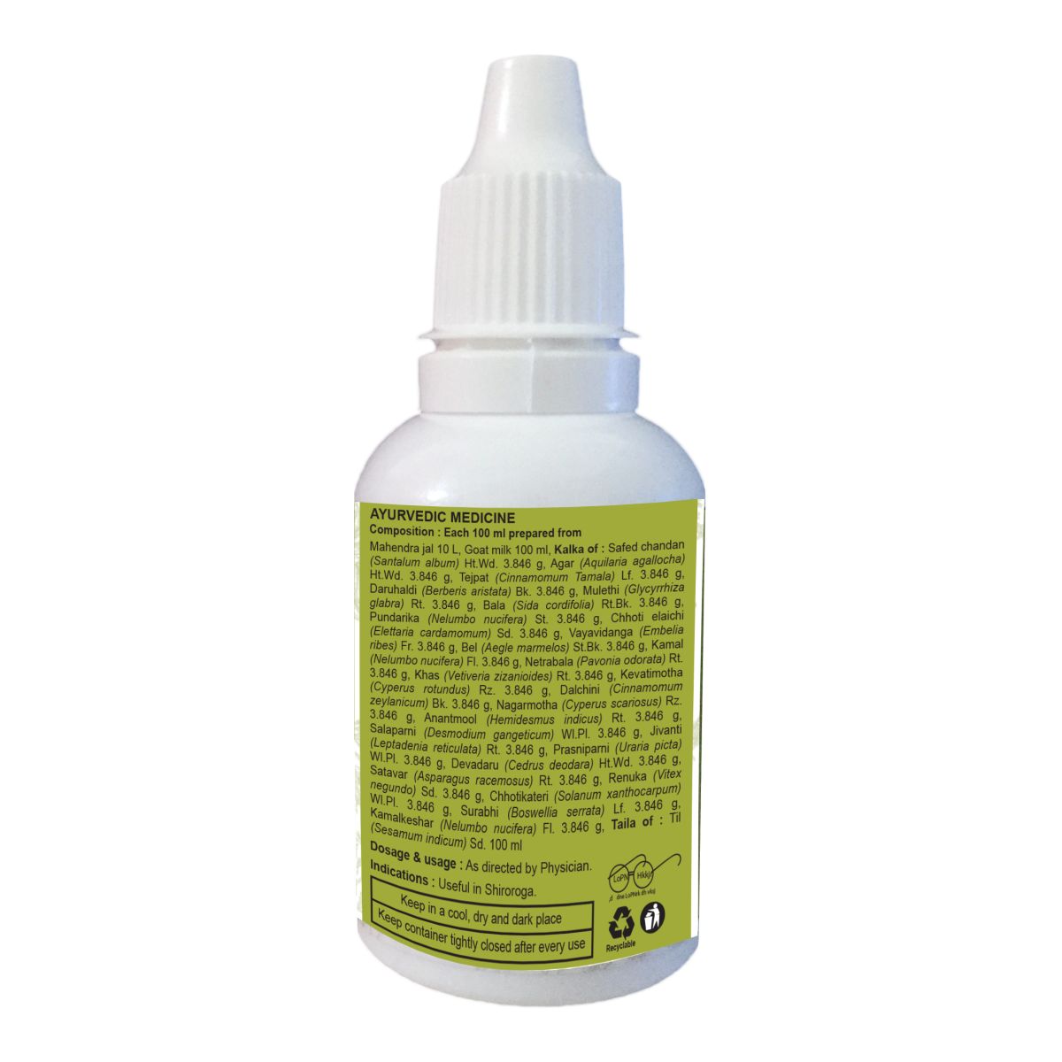 Divya Anu Tail 20 ml view 2