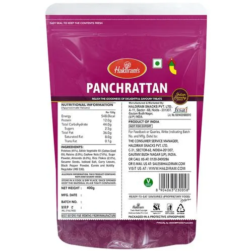 Haldiram Panchrattan Mix Namkeen 400 g view 2
