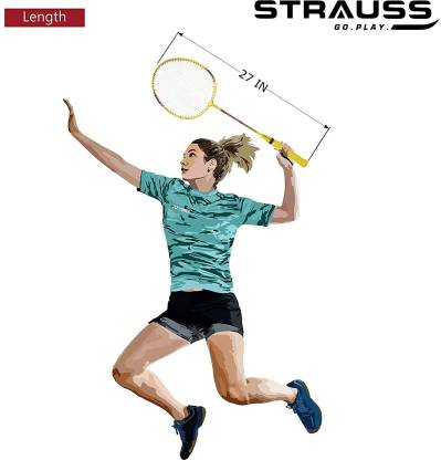 Strauss Strike 100 Racquet Blue view 4