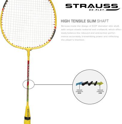 Strauss Strike 100 Racquet Blue view 2